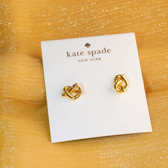 Kate Spade Loves Me Knot Studs (with GIFT BAG) - Picture 3 of 5